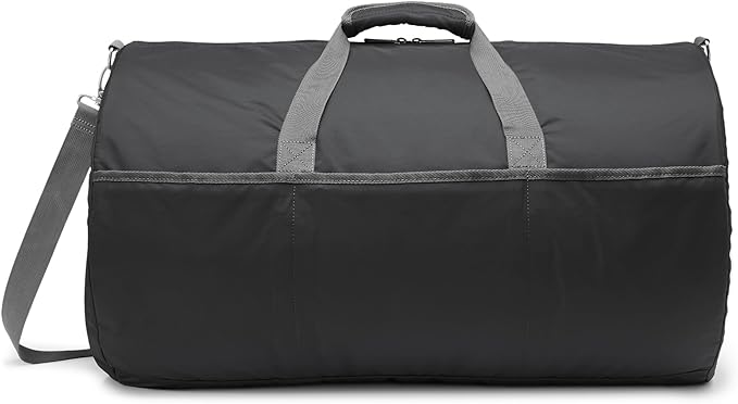 Amazon Essentials Lightweight Duffel Bag, 25 Inches, Black (Previously Amazon Basics)