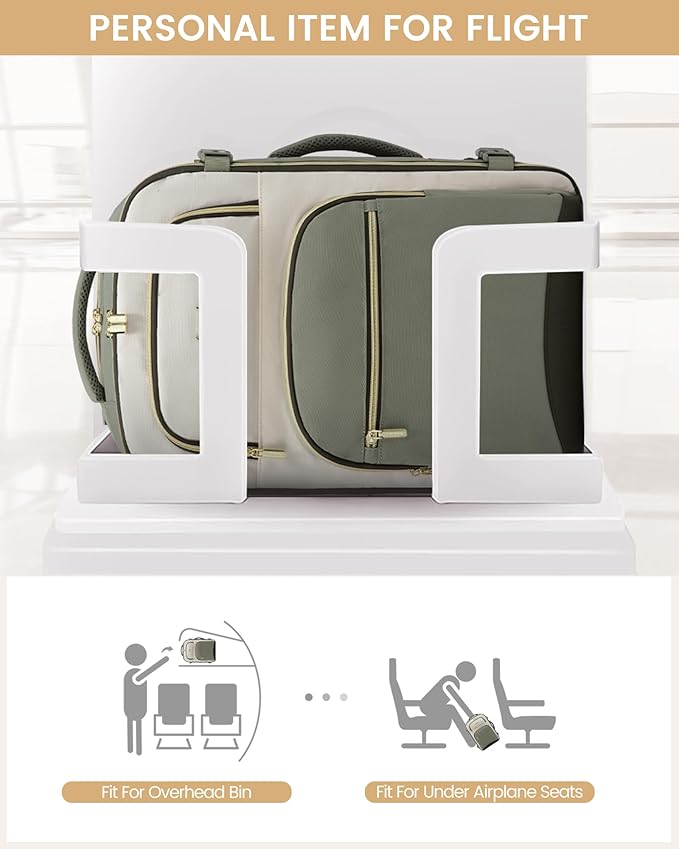 LOVEVOOK Travel Essentials Carry on Backpack 50L Travel Backpack for Women Men,Waterproof TSA Personal Item Travels Bag Airline Flight Approved,Large Carry on Luggage Laptop Backpack with Packing Cube