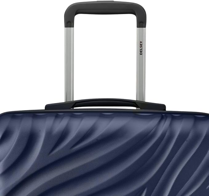 DELSEY PARIS Alexis Durable Luggage Set, Expandable & Lightweight 4-Wheel Spinners, Easy Grip handles for Smooth Journeys, TSA-Lock Incorporated, Men and Women, Navy, 3-Piece Set (21"/25"/29")