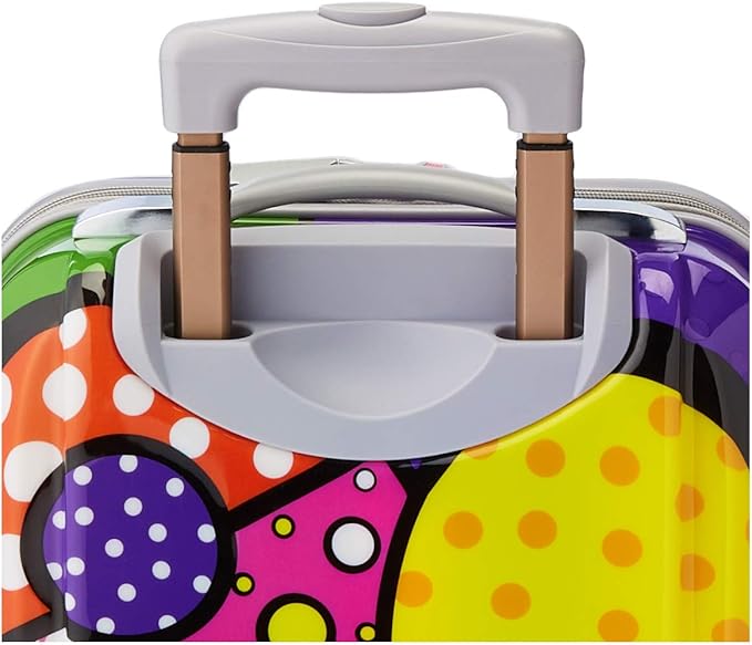 Rockland Vision Hardside Spinner Wheel Luggage, Heart, Carry-On 20-Inch