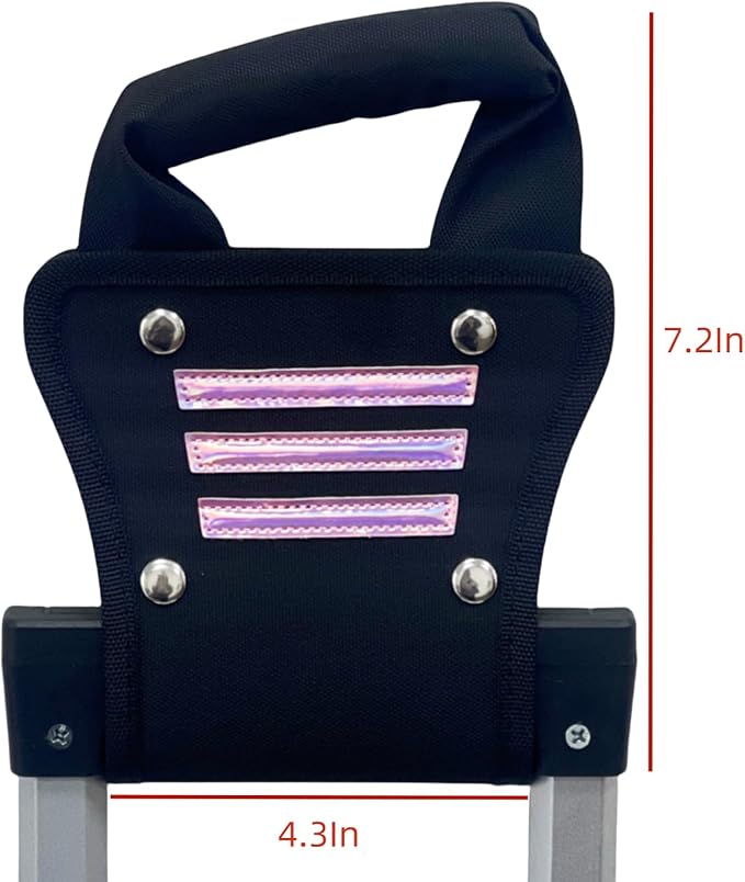 Convenient Luggage Handle Extender,for Handle Extension for Luggage and Carry On,Easy Installation, Suitable for All Travelers（Black）