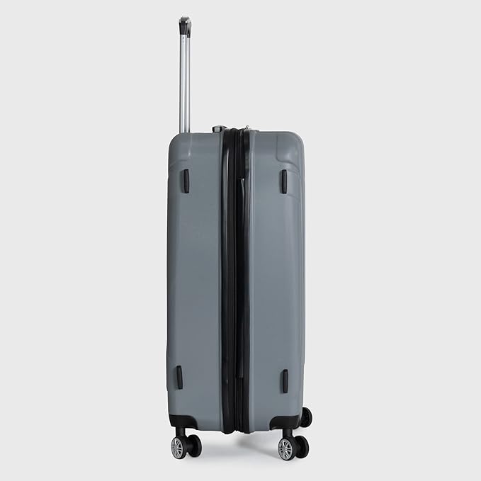 Ben Sherman Derby Spinner Travel Upright Luggage, Graphite, 28-Inch Checked