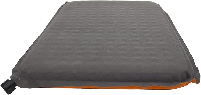 Teton Camping Seat Cushion; Stadium Seat; Office Chair; Car Pad; Inflatable, Orange