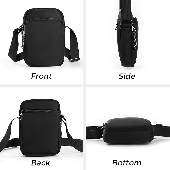 BROADREAM Small Sling Bag for Men, Anti-Theft Crossbody Sling Backpacks for Women - Mini Shoulder Chest Bag for Travel