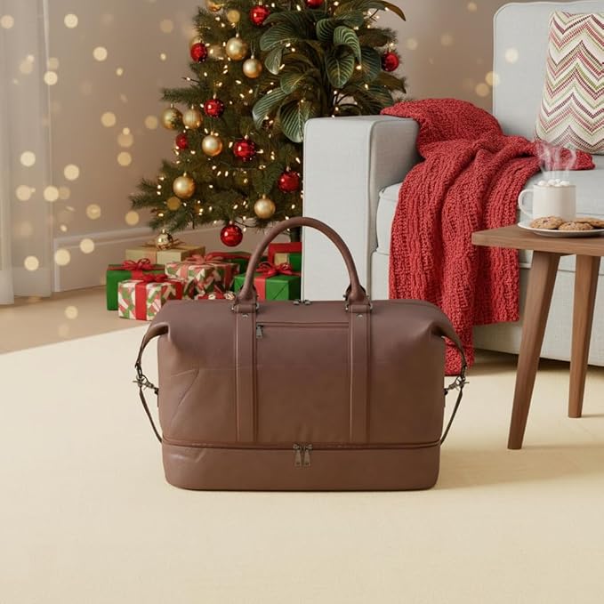 Weekender Overnight Bag Carry On Bag Travel Bag with Shoe Pouch