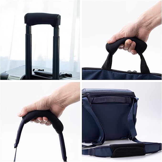 4pcs Luggage Handle Wraps For Suitcase - Soft Suitcase Handle Covers for Travel Accessories（Green, Bright Color for Suitcase Tags Identifiers ）