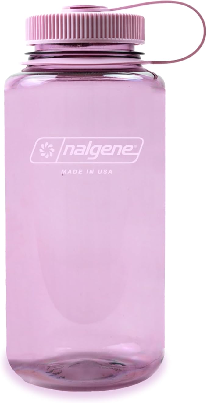 Nalgene 32 oz Wide Mouth Water Bottle | BPA-Free, Durable & Leak Proof, Lightweight Bottle for Hiking & Gym, Work & Travel