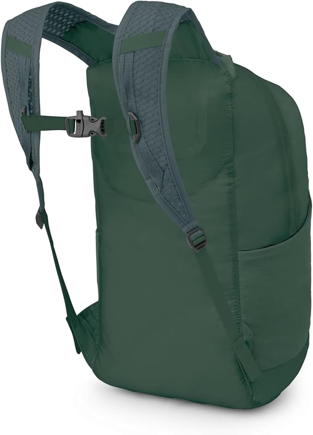 Osprey Ultralight Collapsible Stuff Pack - Lightweight, Packable Travel Backpack — Extra Bag For Travel and Every Day — 18 L Capacity Daypack to Expand Luggage, Tundra Green | Ultralight, Stuff Pack