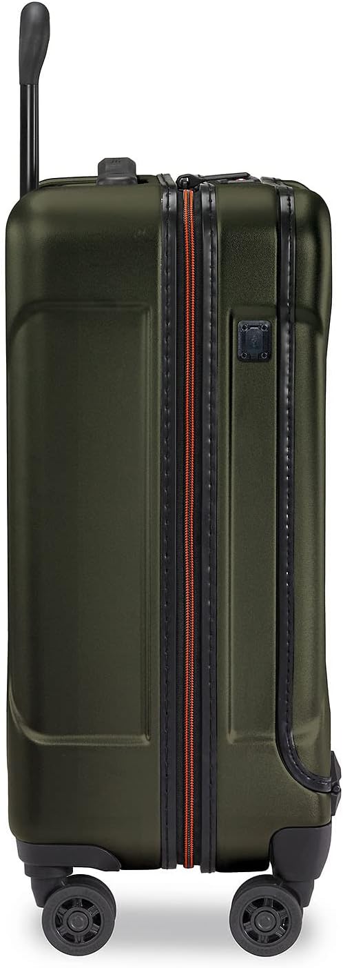 Briggs & Riley Domestic 22" Carry On Spinner - Luggage for Travel, Suitcases with Wheels, Hardside Rolling Bag for Men & Women, Self-Repairing Zipper - Torq Collection, Hunter Green
