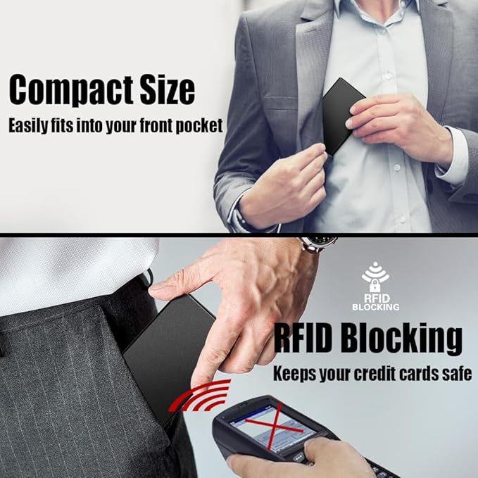 FurArt Slim Minimalist Wallet, Front Pocket Wallets, RFID Blocking, Credit Card Holder for Men