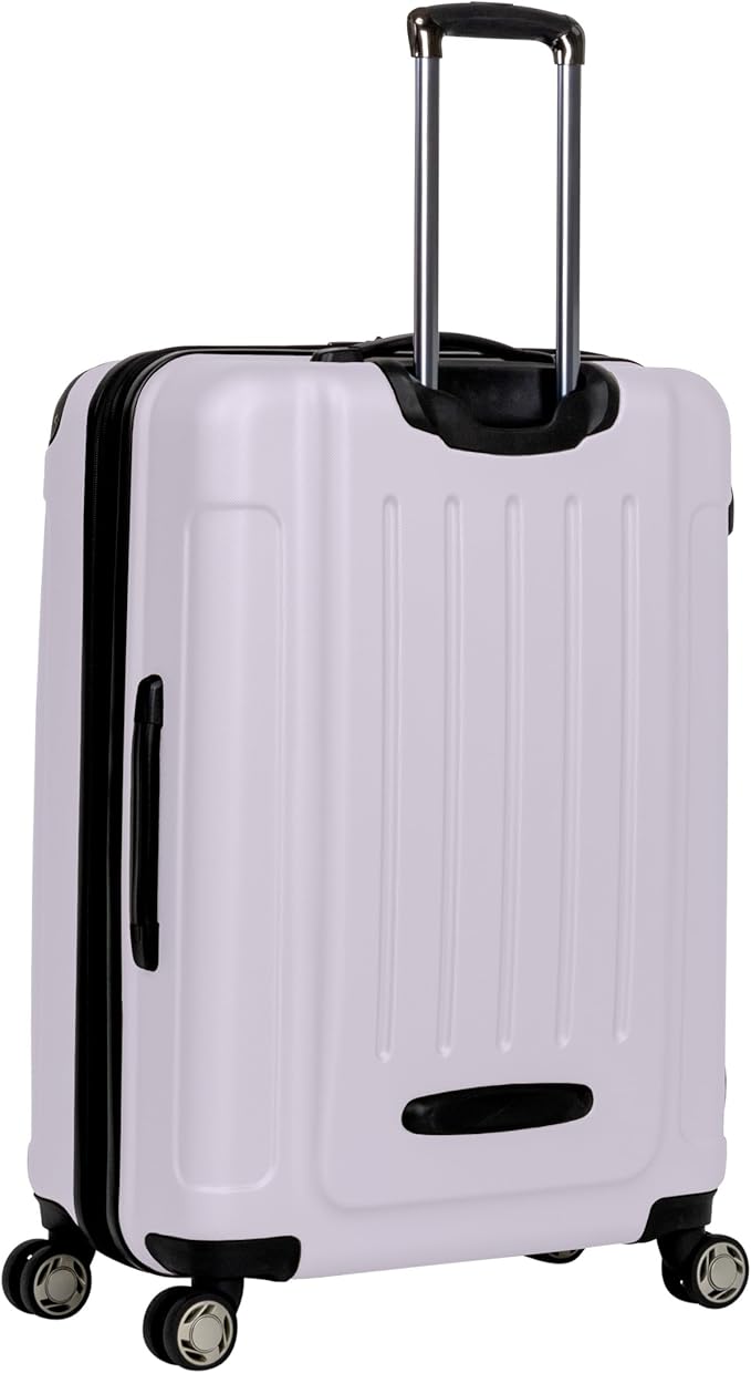 Kenneth Cole REACTION Renegade Luggage Expandable 8-Wheel Spinner Lightweight Hardside Suitcase, Orchid Ice, 28-Inch Checked