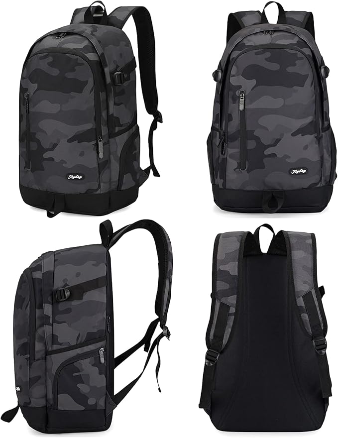 rickyh style School Backpack Travel Bag for Men & Women Lightweight College Back Pack with Laptop Compartmen