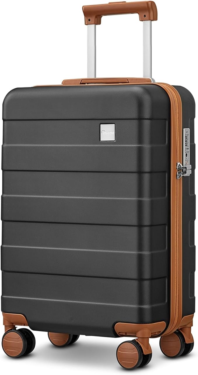 imiomo Carry on Luggage 22x14x9 Airline Approved, Hardside 20 Inch Carry-on Suitcases with Spinner Wheels and TSA Lock