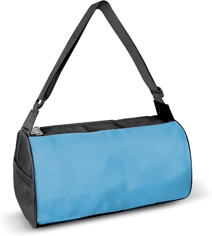 C&F BOGMOST Small Travel Duffel Bag Foldable Waterproof Gym Bag for Gym Beach Swim Bag Men Women Duffle Bags Lightweight Oxford Cloth Sports Bags -Sky Blue
