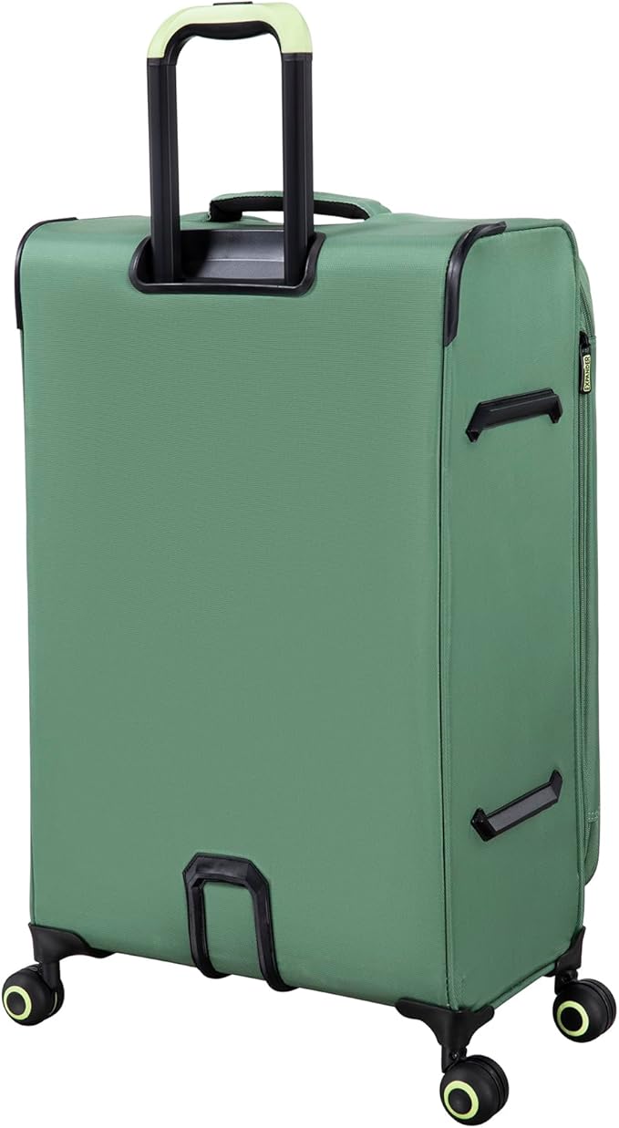 It Luggage Circulator 32" Softside Checked 8 Wheel Expandable Spinner, Hedge Green
