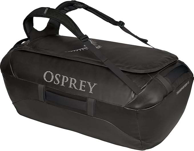 Osprey Transporter 40L Travel Duffel Bag, Black