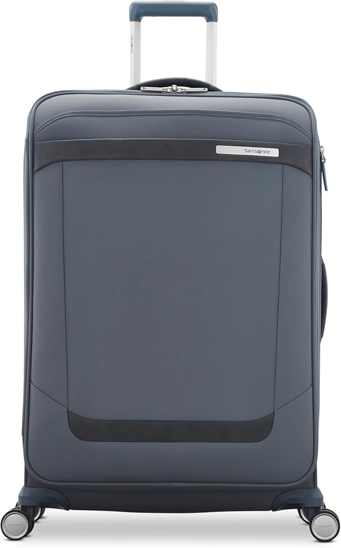 Samsonite Elevation Plus 30-Inch Large Checked Luggage - Expandable Softside Spinner Suitcase - Slate