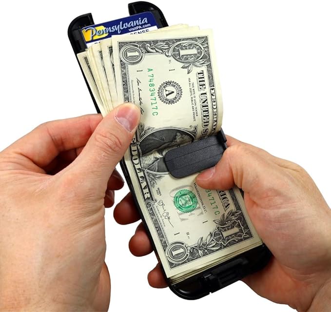 Flipside Wallets 4 RFID Blocking Wallet for Men with Removable Money Clip - Slim, Secure and Crush Resistant