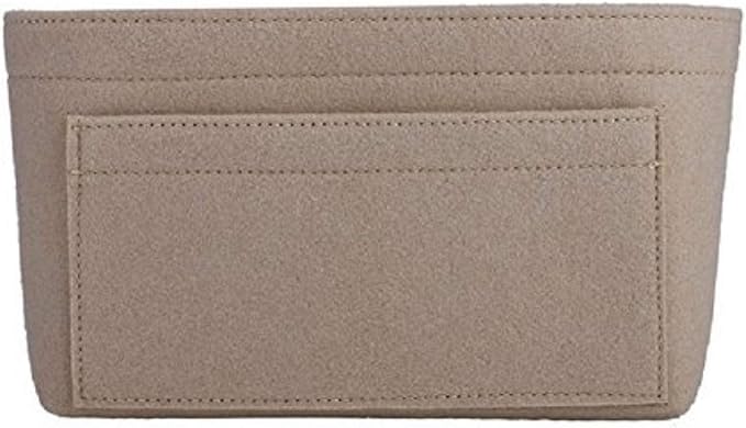 ZTUJO Purse Organizer Insert, Felt Bag Organizer For Handbag Purse Organizer,13 Colors, 6 Size (Small, Beige)