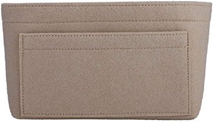 ZTUJO Purse Organizer Insert, Felt Bag Organizer For Handbag Purse Organizer,13 Colors, 6 Size (Medium, Beige)