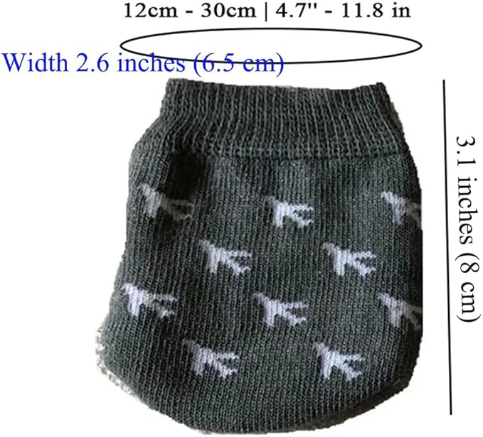 8 Pack Luggage Wheel Cover Socks Full Wrap Fabric Protector Universal Sleeve Case for Suitcase Prevents Floor Bed Dirt When Storing Travel Spinner Carry-on Bag