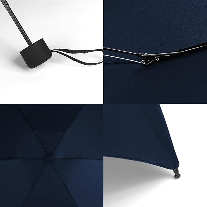 GAOYAING Compact Travel Umbrella with Case Sun&Rain Lightweight Small and Compact Suit for Pocket