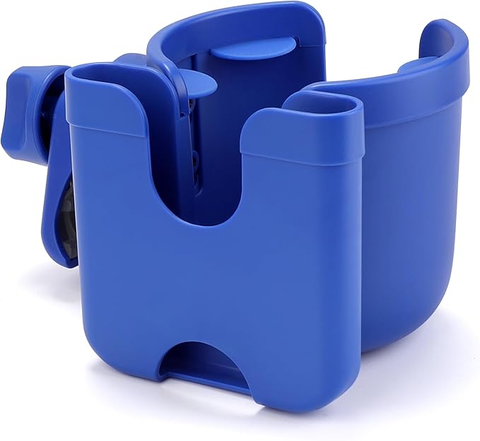 Accmor Stroller Cup Holder with Phone Holder, Bike Cup Holder, Universal Cup Holder for Uppababy Nuna Doona Strollers, 2-in-1 Cup Phone Holder for Stroller Bike Wheelchair Walker Accessory