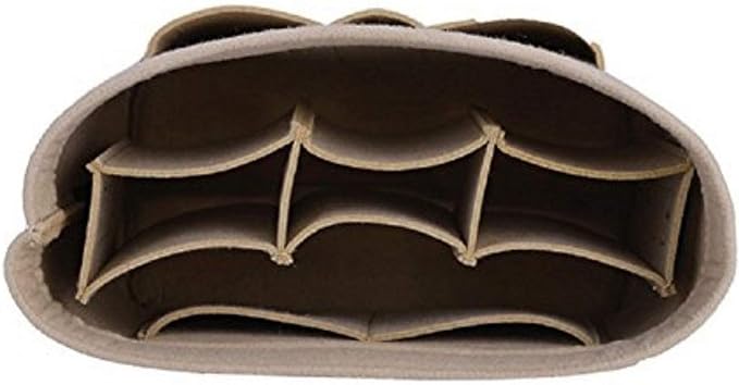 ZTUJO Purse Organizer Insert, Felt Bag Organizer For Handbag Purse Organizer,13 Colors, 6 Size (Large, Beige)