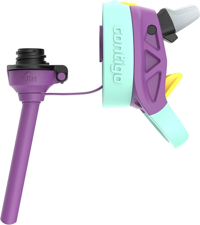 Contigo Kids Water Bottle with Redesigned AUTOSPOUT Straw, 14 oz