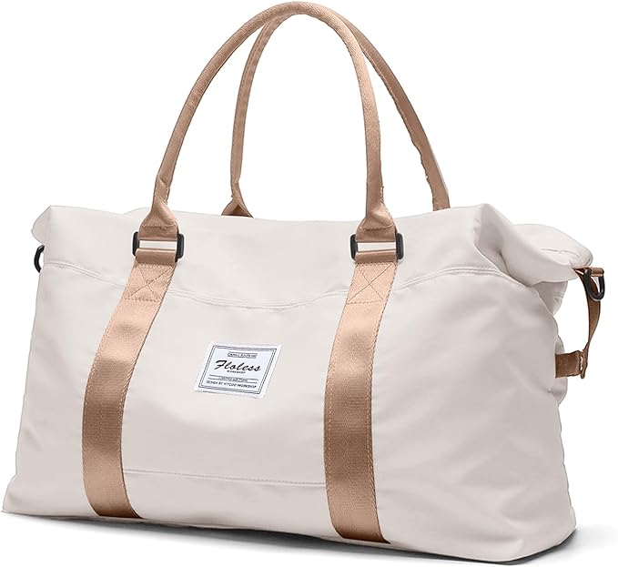 HYC00 Travel Duffel Bag,Carry-on Overnight Weekender Bags for Women,Sports Tote Gym Bag with Wet Pocket