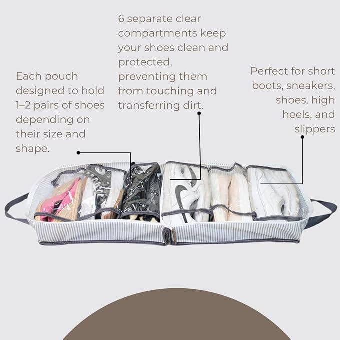 Shoe Bag for Travel, Portable Shoe Organizer, Storage Bag, Shoe Tote Bag for Women and Men