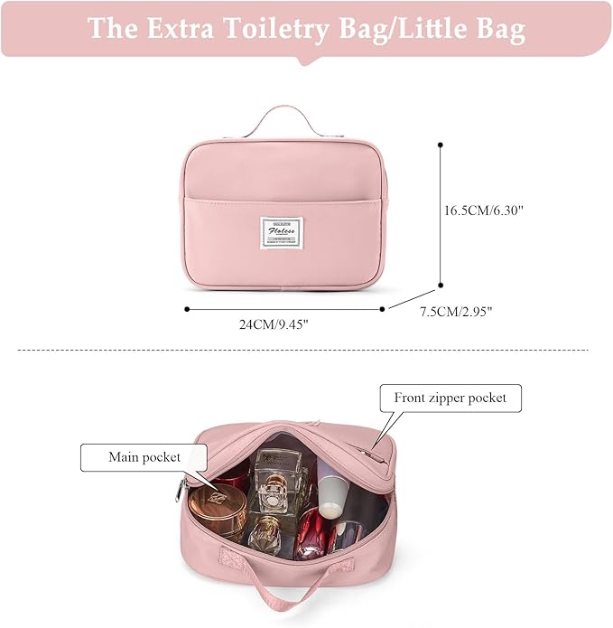 Weekender Bags for Women,Personal Item Travel Bag with Shoes Compartment,Overnight Travel Duffel Bag with Toiletry Bag,Medium