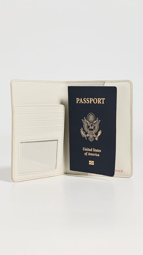 Marc Jacobs Women's The Punk Scribble Passport Case, Beige Multi, One Size