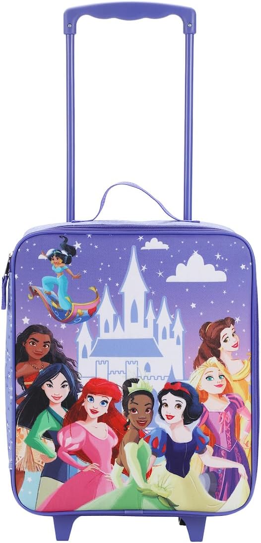 Disney Princess Castle & Princesses 3-Piece Youth Duffle Bag Travel Set With Pilot Case & Luggage Tag