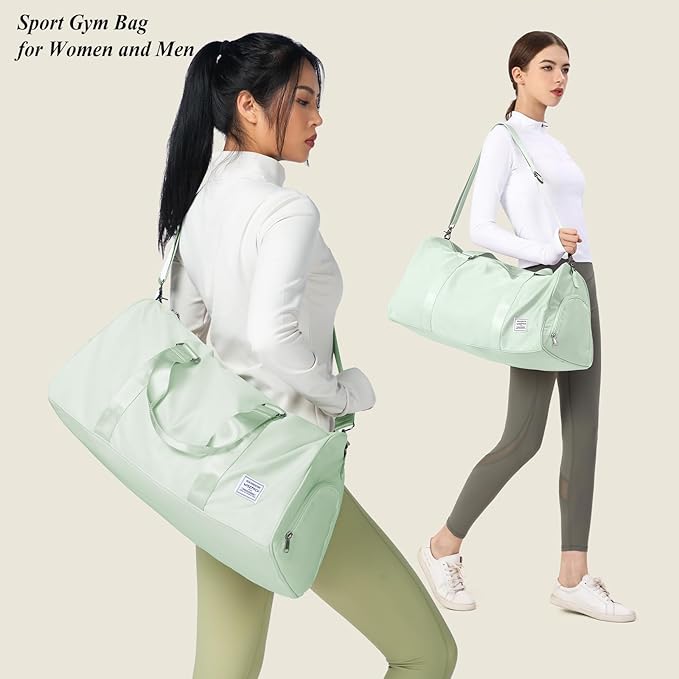 Gym Bag Womens,Travel Duffel Carry on Bag Sport Tote Bag Weekend Overnight Bag