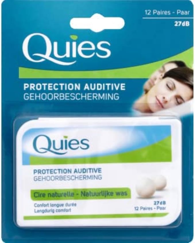 Quies Wax Ear Plugs - 12 pairs