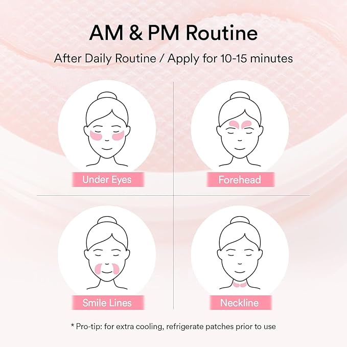 Abib PDRN Retinal Eye Patches for Rejuvenating & Puffy Eyes with Glow Jelly, Niacinamide, 60 Count, Korean Skin Care