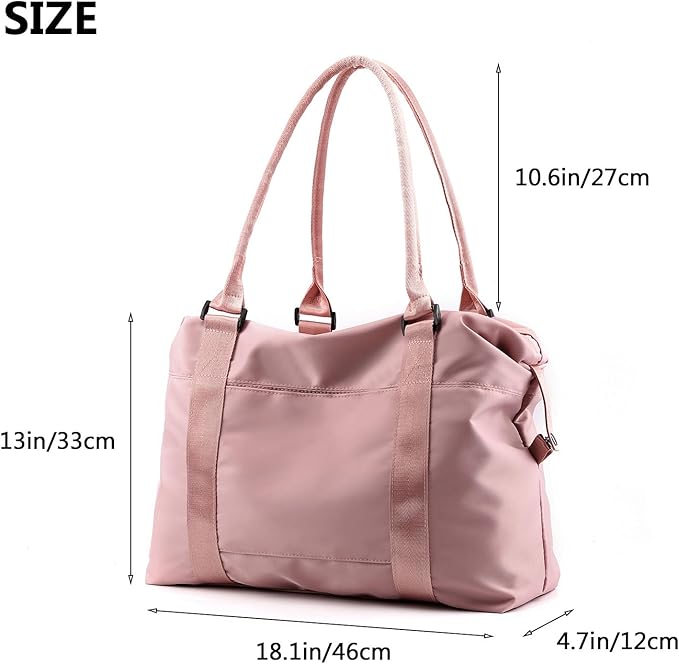 forestfish Duffle Tote Bag Weekender Bags For Women Travel With Trolley Sleeve | Travel, with Trolley Sleeve