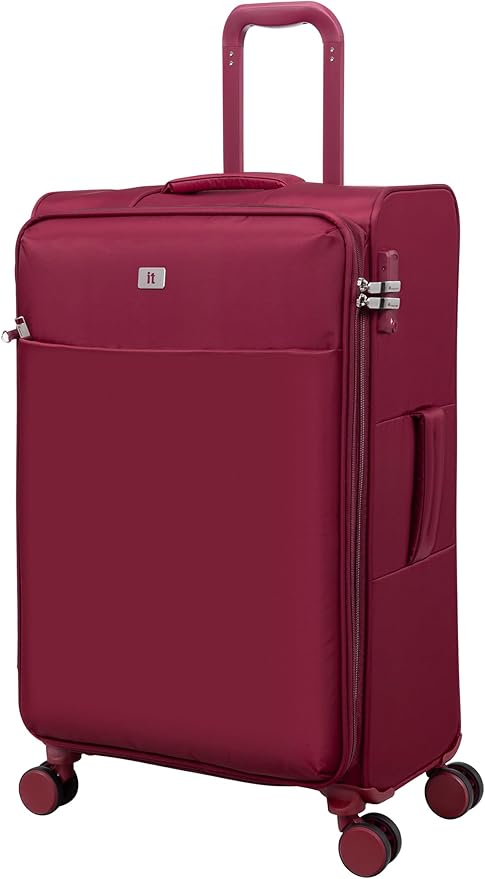 It Luggage Lustrous Luxe 28" Softside Checked 8 Wheel Spinner, French Port