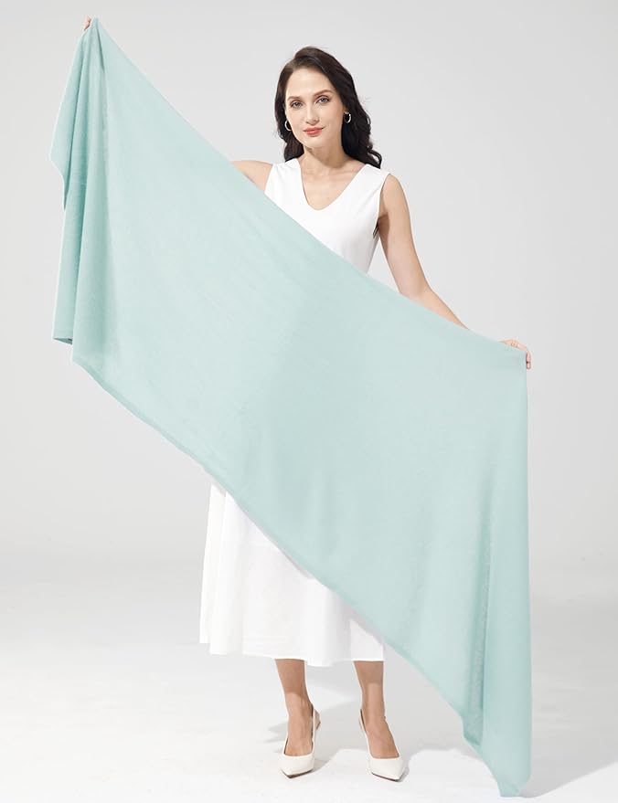 Soft Cashmere Blend Wrap Chic Scarf Stole for Women Wayfarer Travel Extra Large 87"x28"