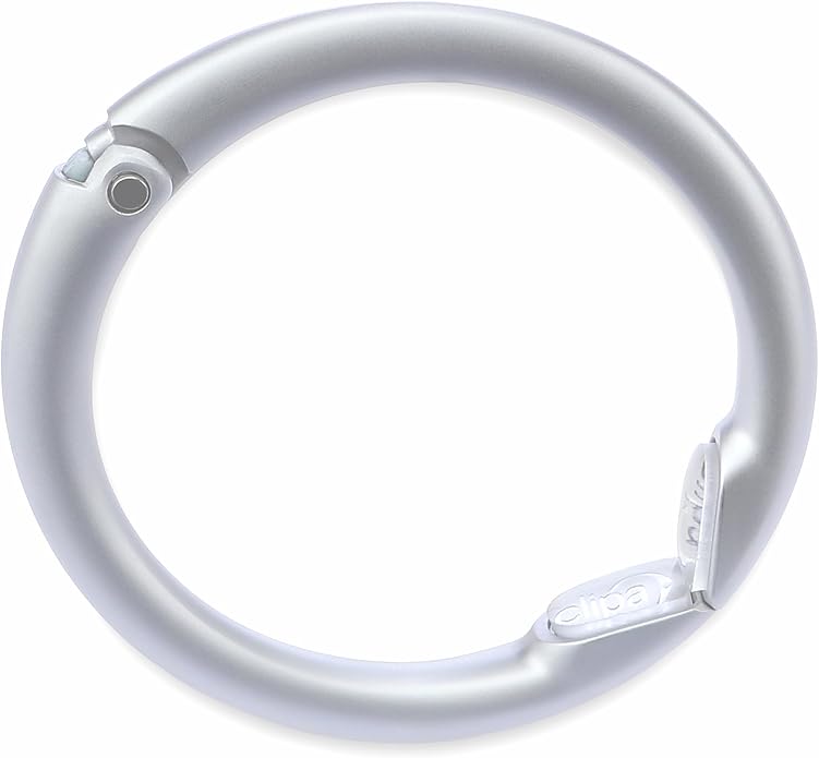 Clipa Bag Hanger - The Ring That Opens Into a Hook, Closes Automatically | Hangs Almost Anywhere in Just 1/2" of Space | Holds 33 lbs Yet Weighs Only 1.6 oz | 8 Styles | 3 yr Warranty