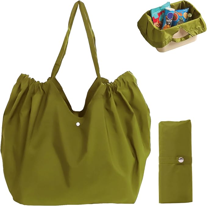 Reusable Grocery Bags,Reusable Shopping Bags,Folding Bags Totes,Stretchable and shrinkable shopping bag for Groceries