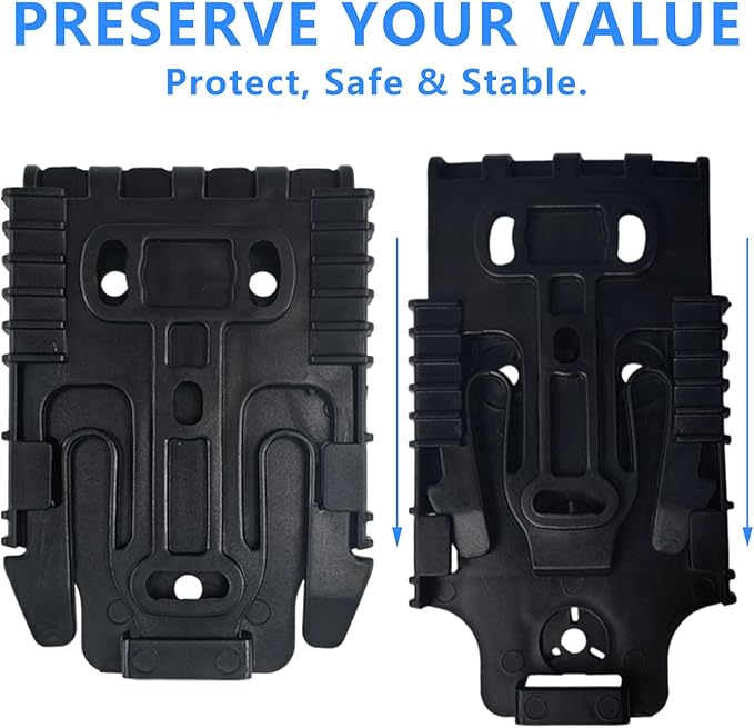 LAFENLIN Gun Case Locks 2 Pack, TSA Approved Case Lock for Gun Case, Handgun Case Padlock for Gun Safe, Air Travel Padlock Hard Pistol Case Lock for Rifles & Shotguns, 3 Digits Heavy Duty TSA Locks