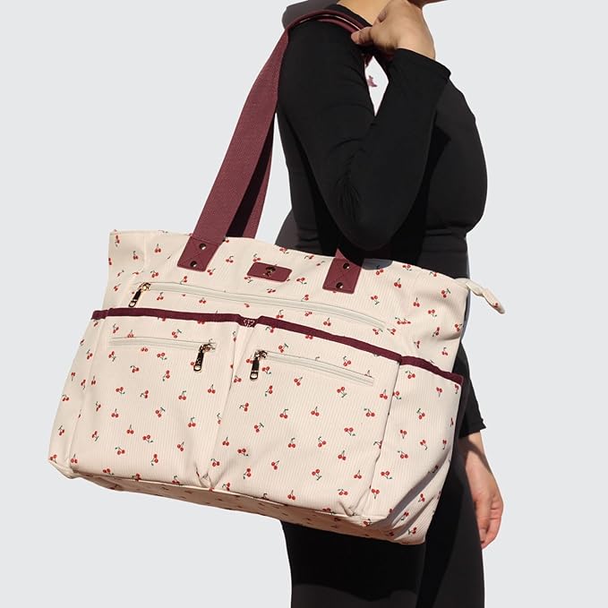 Weekender Bag Carry On Bag Overnight Tote Travel Duffle with 13 Pockets for Travel,Work，Gym,Beach,Teacher,Nurse