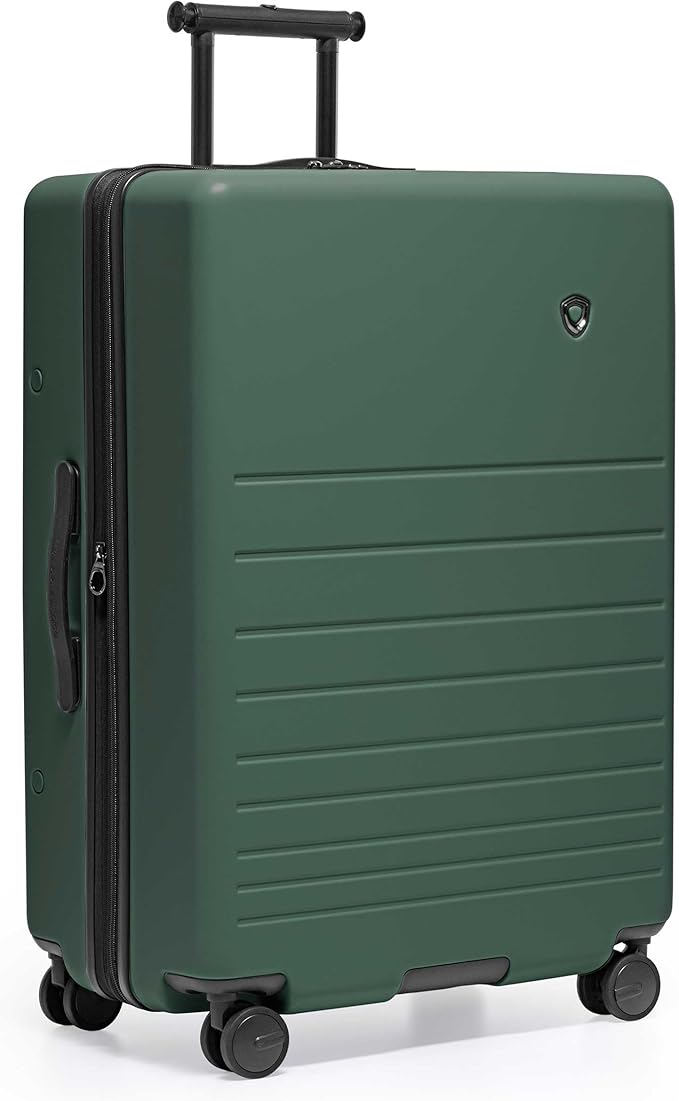 Traveler's Choice Markham Hardside Expandable Luggage with Hinomoto Spinner Wheels, 30-Inch Large, Green
