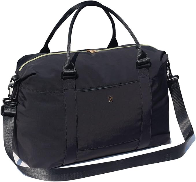 ESVAN Travel Tote Duffel Gym Bag,Weekender Overnight Carry-on Tote Crossbody Bag with Wet Pocket and Trolley Sleeve Upgraded