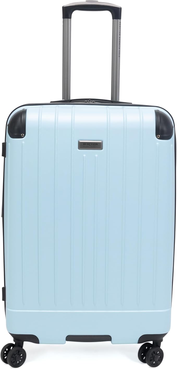 Kenneth Cole Reaction Flying Axis 24" Hardside Expandable 8-Wheel Spinner Check-Size Luggage, Dream Blue