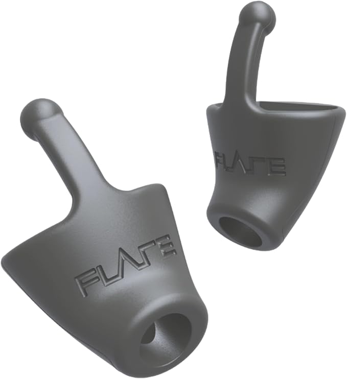 Flare Calmer | Ear Plugs Alternative | Daily Noise Relief | Sound Sensitivity | Stress Relief | No Muffling | Improve Wellbeing | Comfy, Reusable, Soft Silicone Earplugs | Original Grey