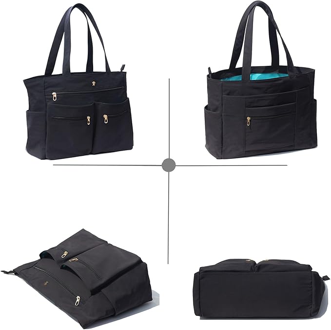 Weekender Bag Carry On Bag Overnight Tote Travel Duffle with 13 Pockets for Travel,Work，Gym,Beach,Teacher,Nurse