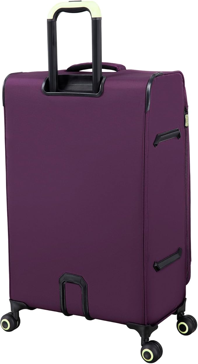 It Luggage Circulator 32" Softside Checked 8 Wheel Expandable Spinner, Italian Plum